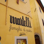 Die Nudelfabrik Martelli - mitten im Dorf Lari gelegen