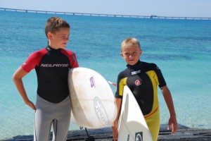 Surfen lerne für Kinder Toskana/ Vada