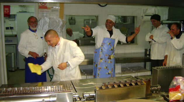 Arbeit in der Gefängnisküche Volterra 