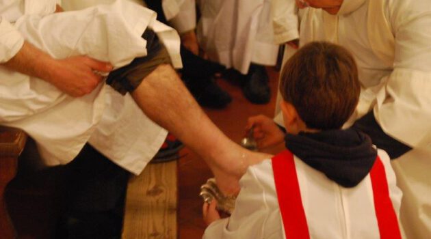 Fußwaschung Ostern Toskana