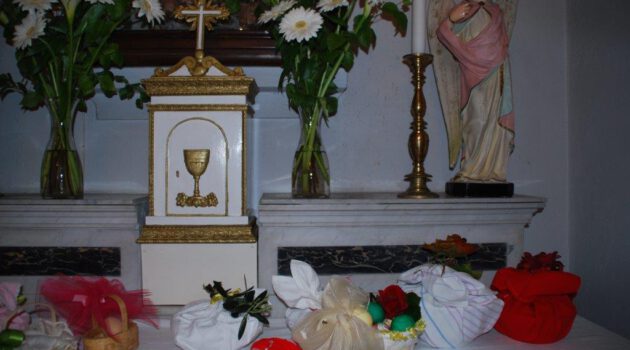 Ostertraditionen in der Toskana - gesegnete Ostereier