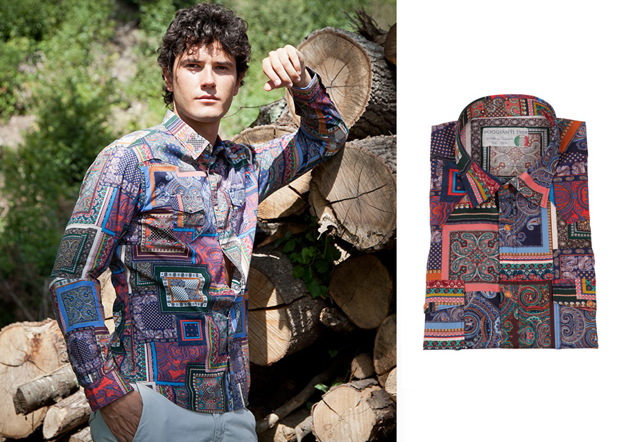 ausgefallene Herrenhemden made in Tuscany