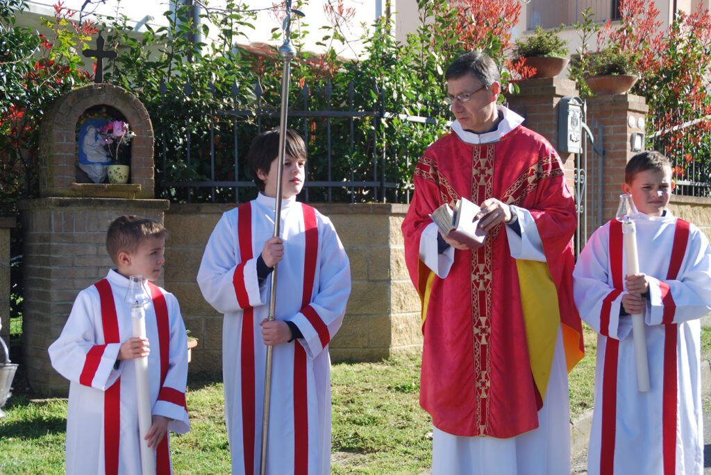 Segnung des Olivenzweiges Ostern Toskana