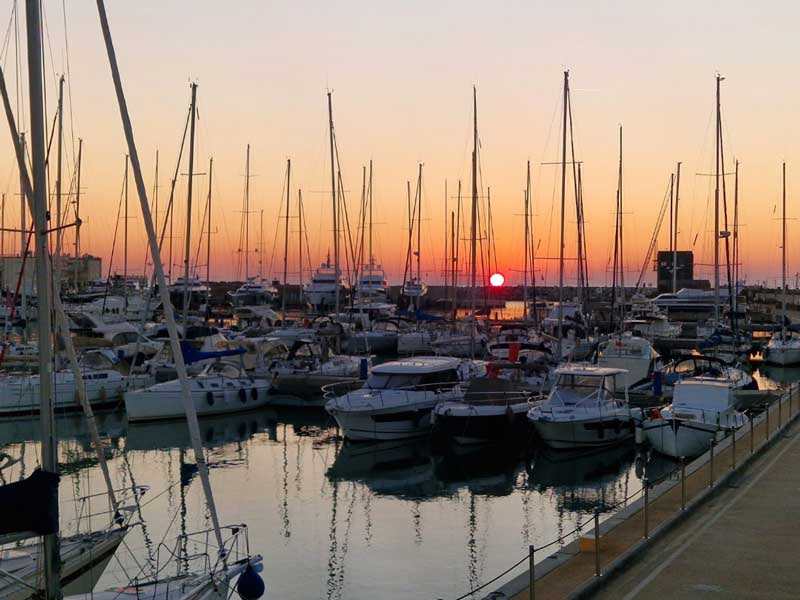 Yachthafen in Marina di Pisa