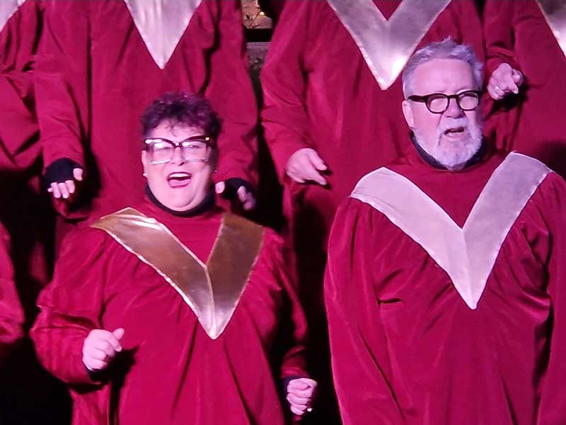 ethusiastische Gospelsänger