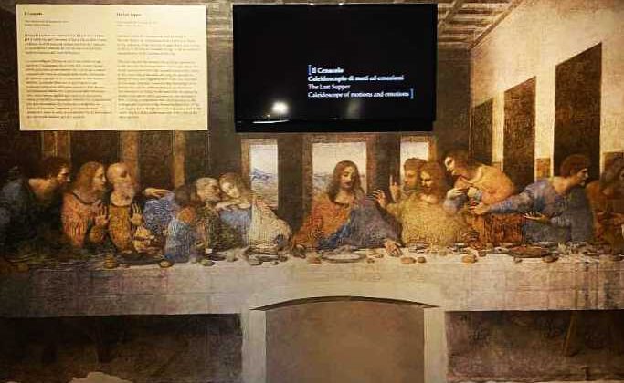 Museum DaVinci in Vinci, Darstellung Abendmahl